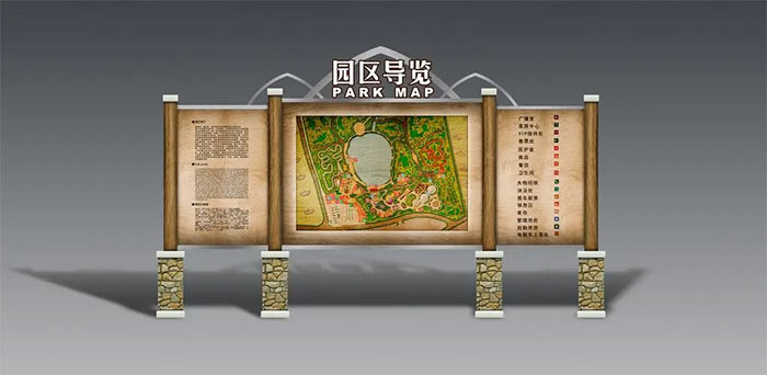 景區(qū)導(dǎo)視標(biāo)識牌設(shè)計都包含了哪些標(biāo)識牌？